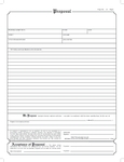 Carbonless Proposal Form #P104