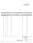 Carbonless Invoice 8 1/2 x 11 - Form #INV104