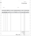 Carbonless Invoice 9 1/2 x 11 - Form #CINV103