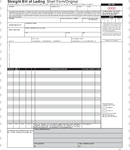 Carbonless Bill of Lading - 9 1/2 x 11