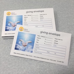 Printed Tithe / Church Offering Envelopes